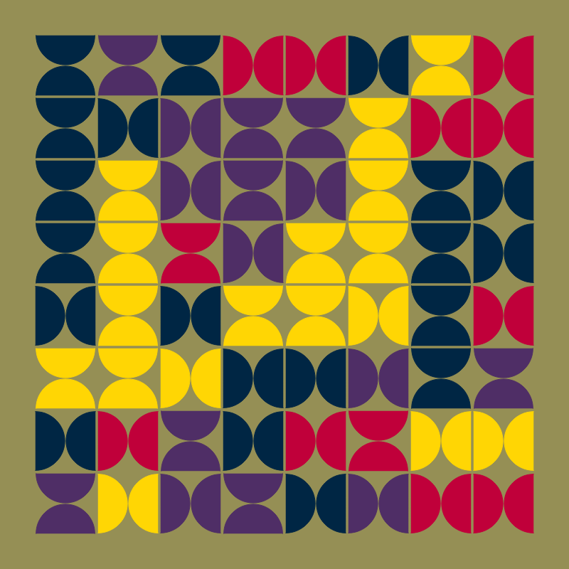 Mid-Century pattern #48 static NFT preview