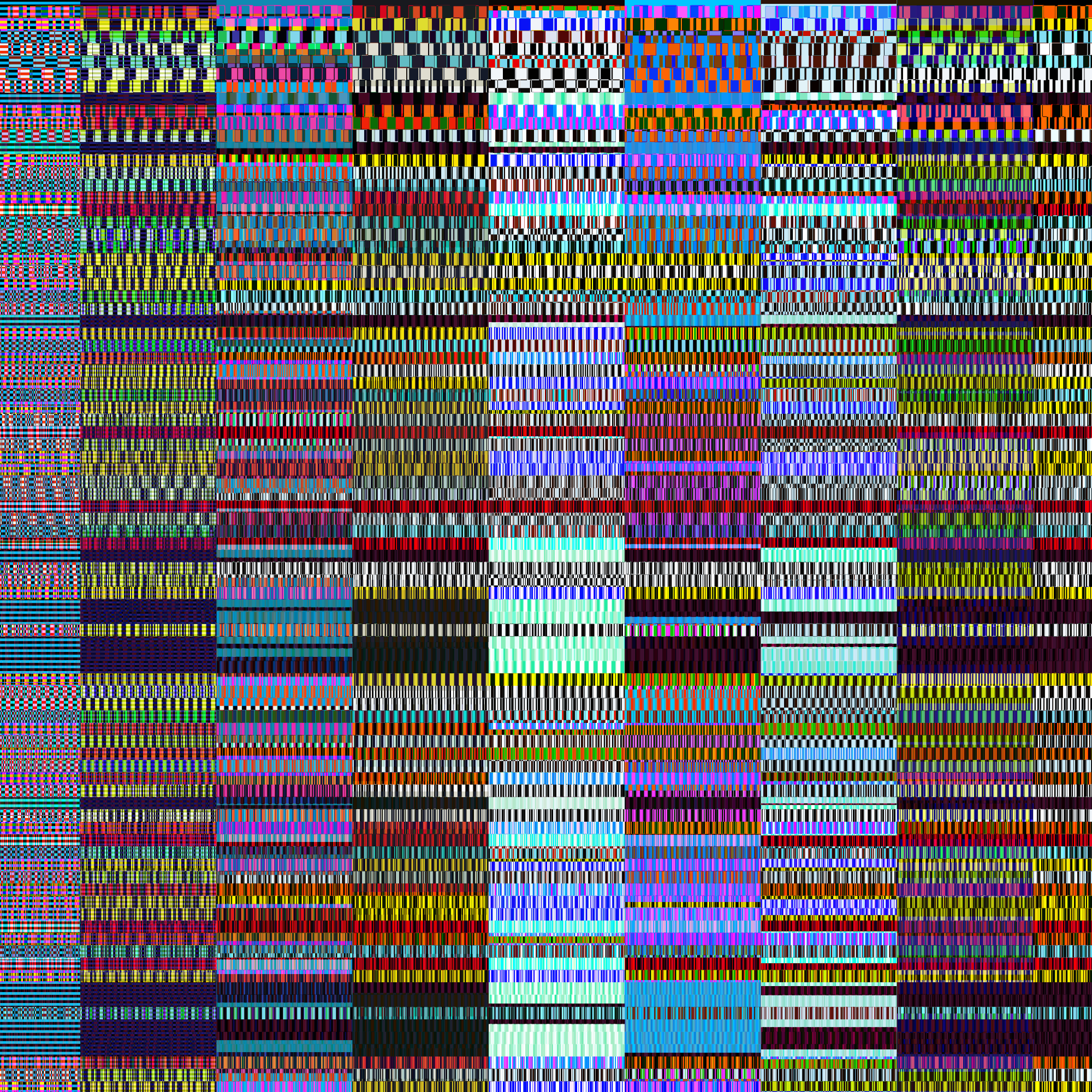 Glitchometry Stripes #78 static NFT preview