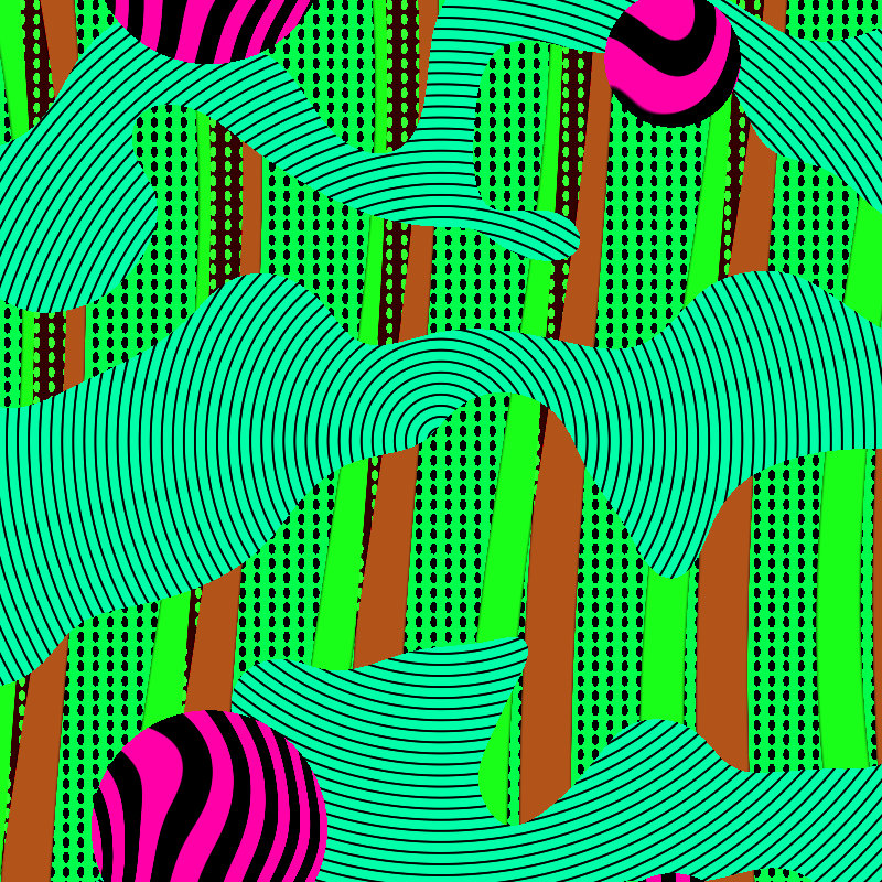 Trippy World #1 static NFT preview