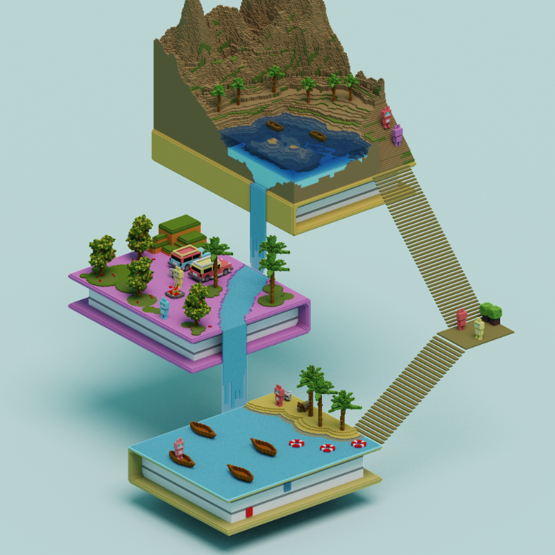 Books and islands #67 static token preview