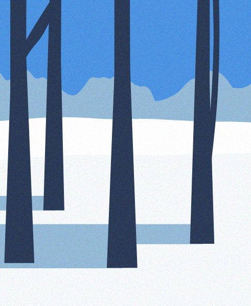 Minimal Snow Landscape #88 static token preview
