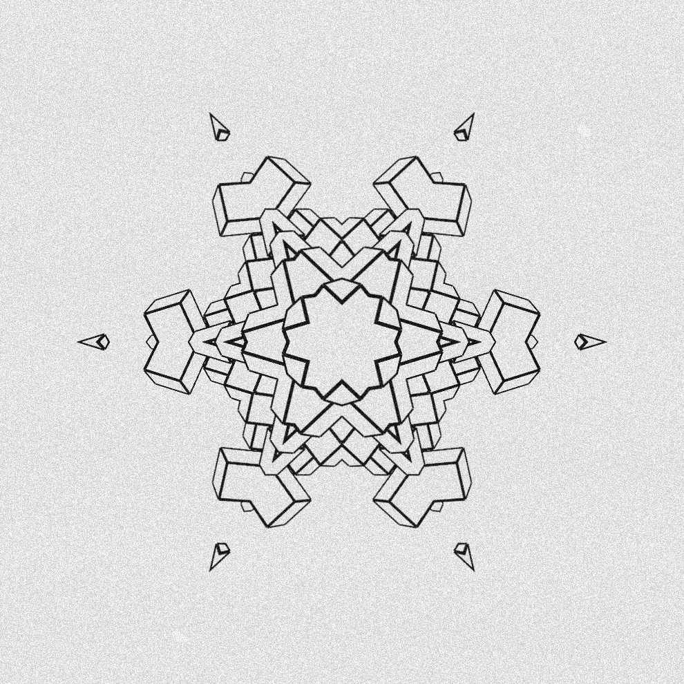Monochrome Kaleido #244 static token preview