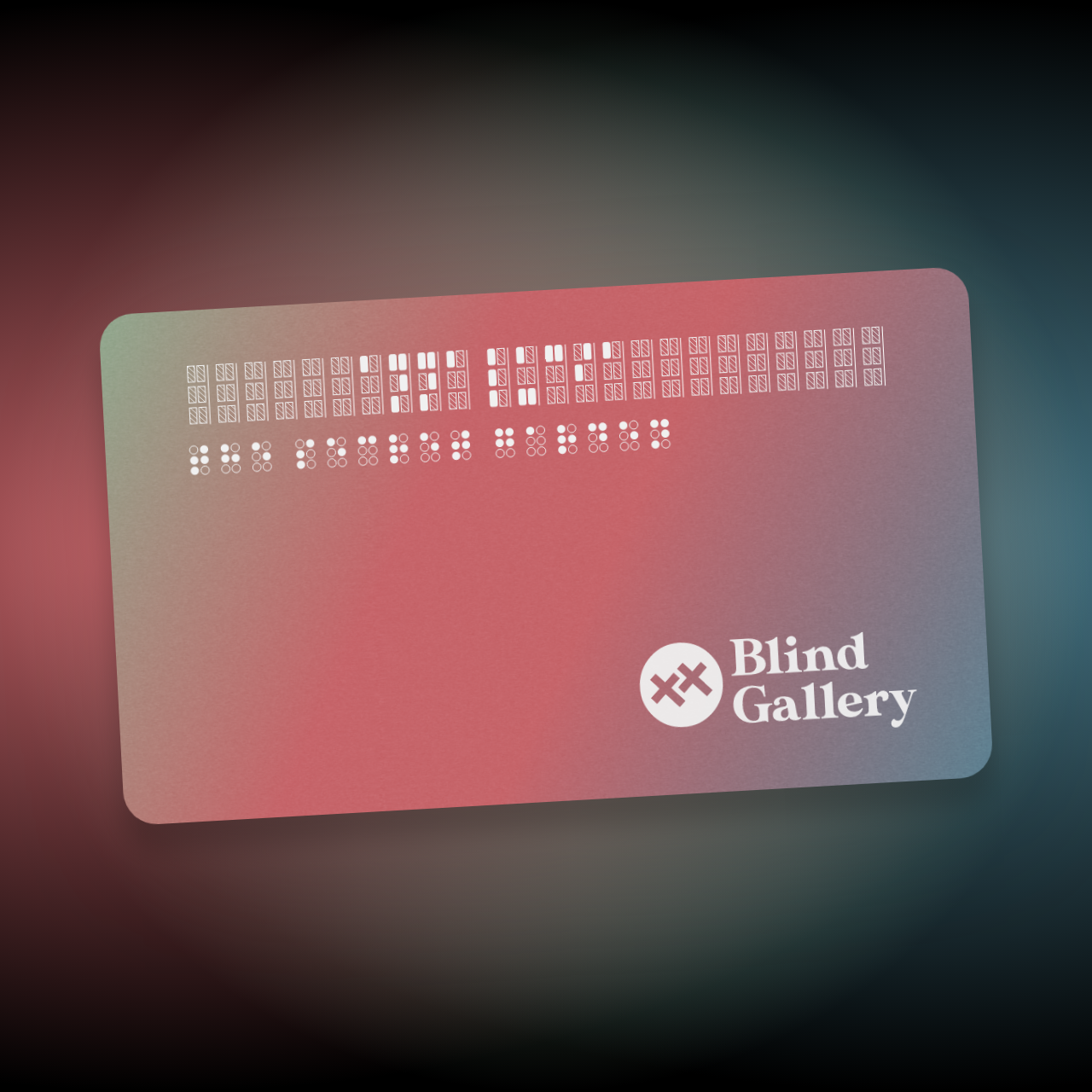Blind Gallery Club Membership #40 static token preview