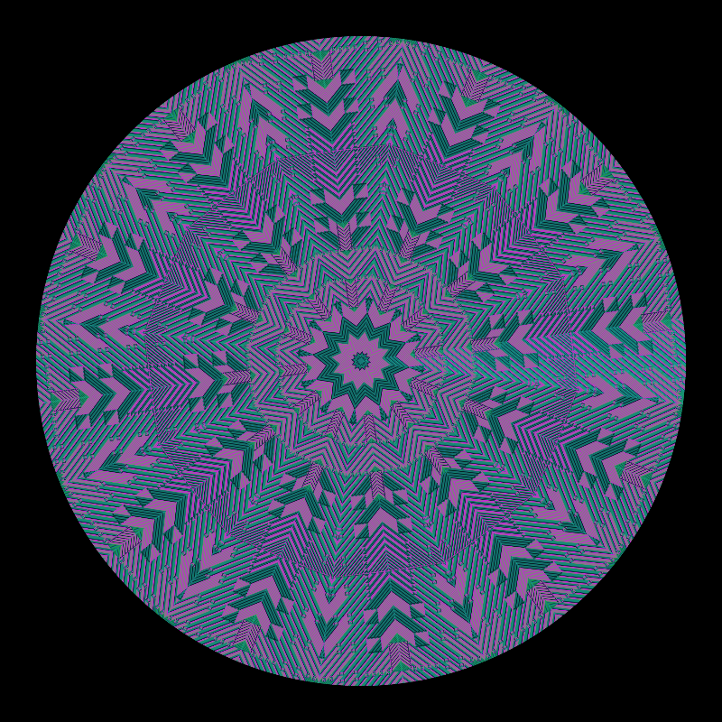 Binary kaleidoscope #106 static NFT preview