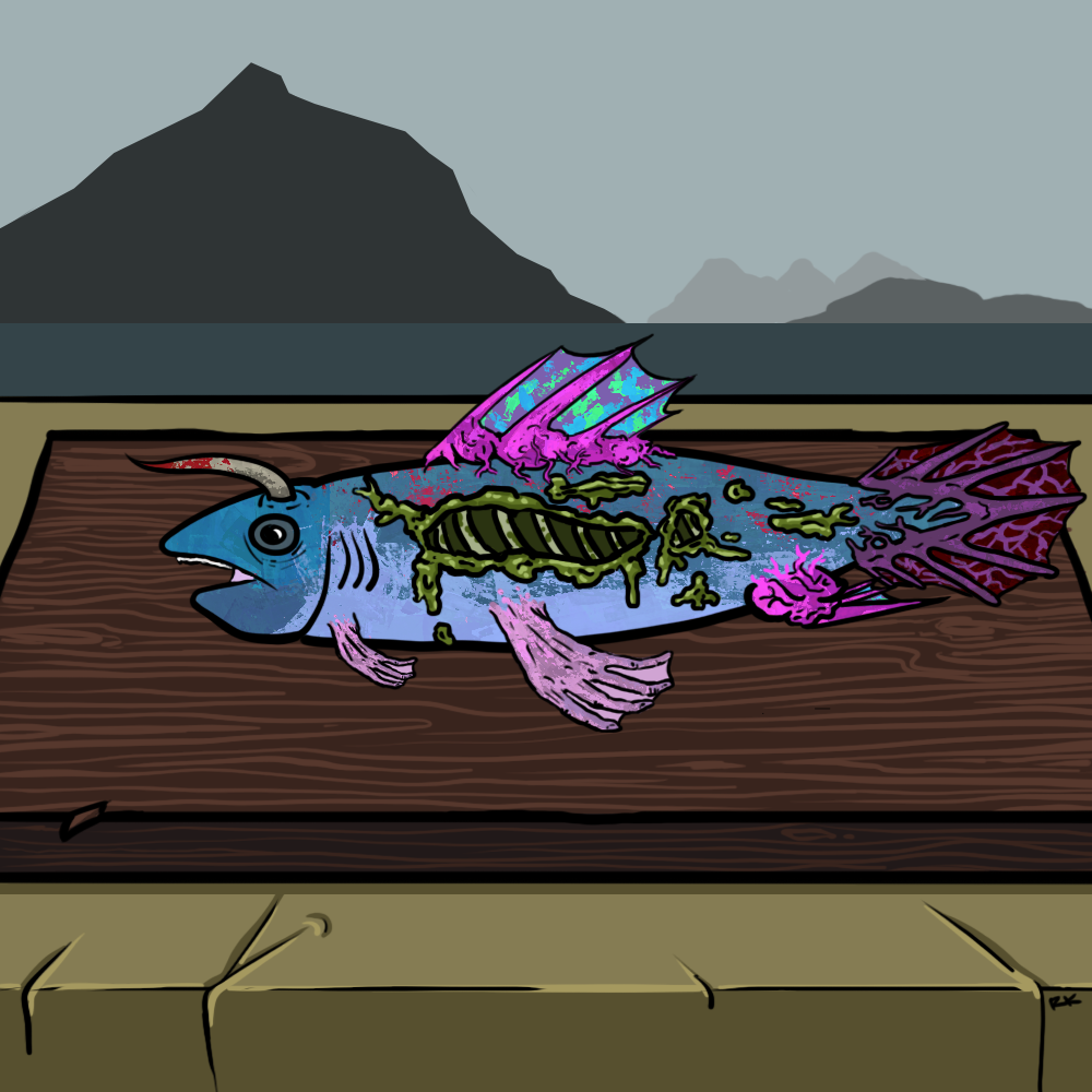 Monstrous Catch #205 static token preview