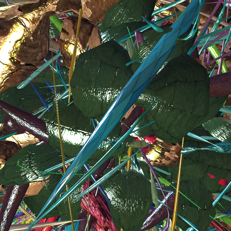 Prismatic Thickets #73 static NFT preview