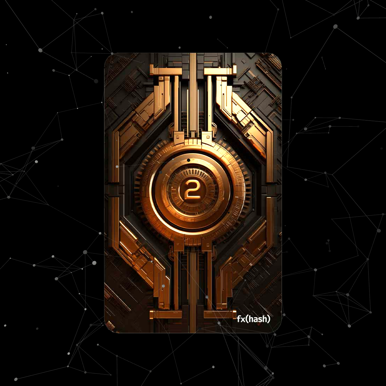 FXHash 2.0 Card #474 static NFT preview