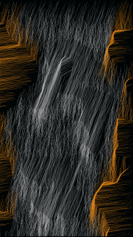 Algoscapes | Rock-face #402 static NFT preview