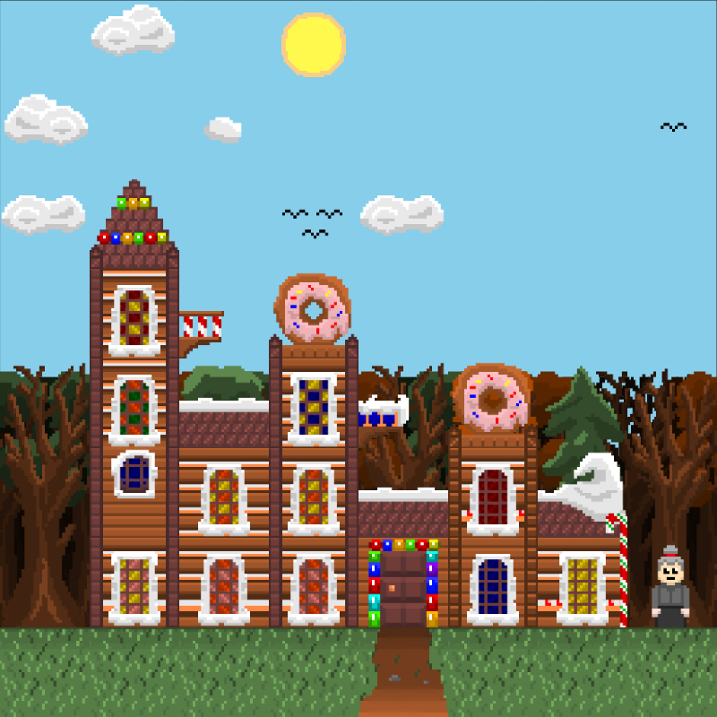 2D Mansion Candy House #34 static token preview