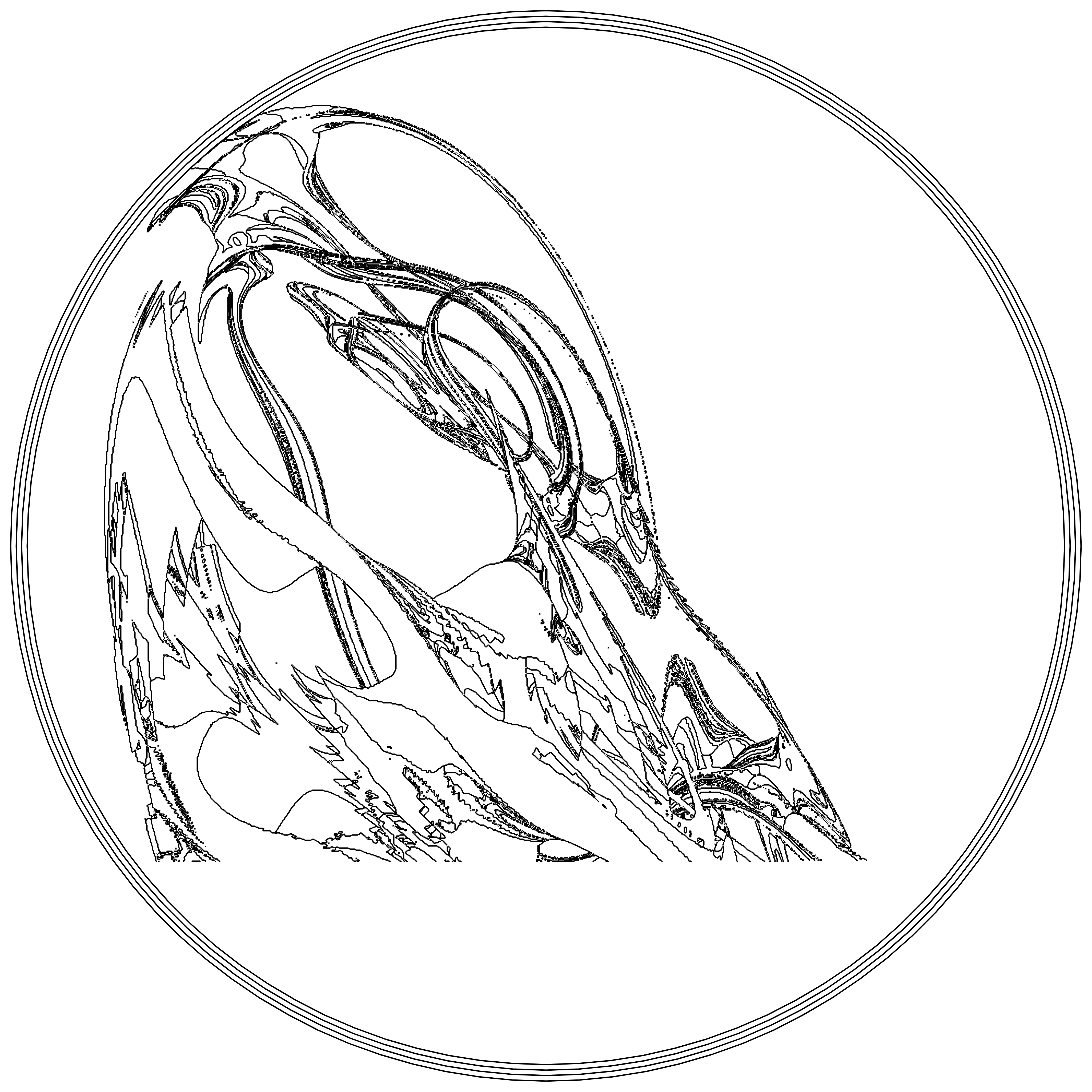 LL21 Fractal Contour #51 static token preview