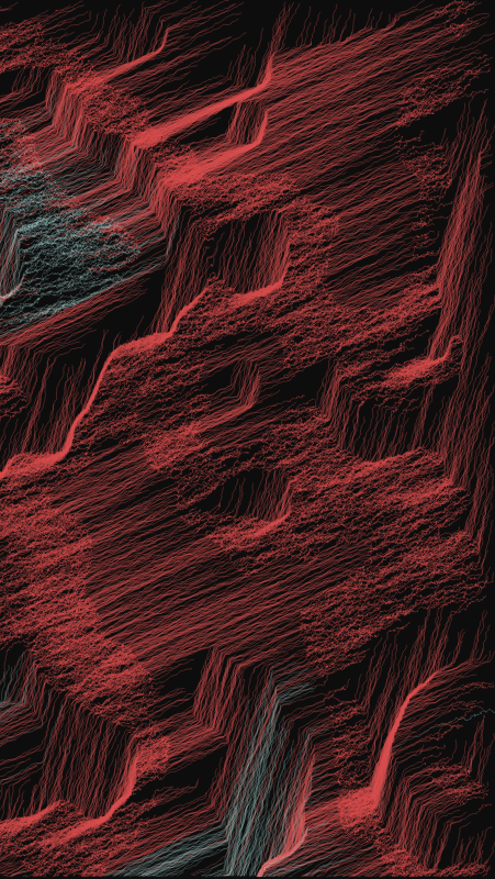 Algoscapes | Rock-face #432 static NFT preview